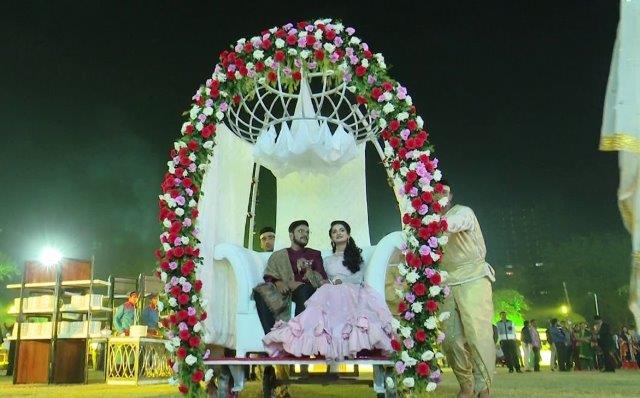 indian bride groom entry theme vadodara